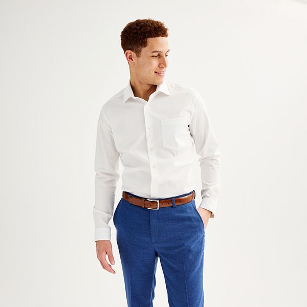 kohls apt 9 dress shirt Men's Apt. 9 Performance Slim-Fit Wrinkle Free Dress Shirt
