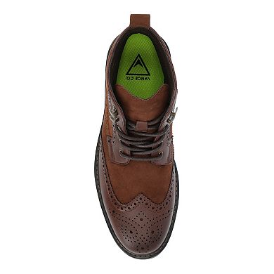 VANCE Virgil Men's Tru Comfort Foam Lace-up Ankle Boots
