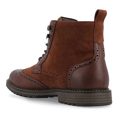 VANCE Virgil Men's Tru Comfort Foam Lace-up Ankle Boots