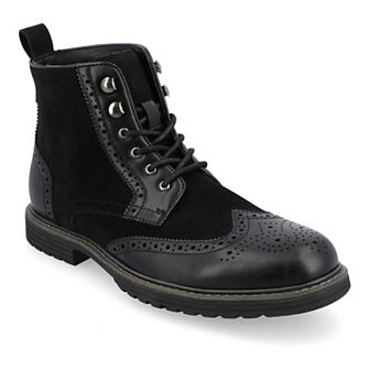 VANCE Virgil Men's Tru Comfort Foam Lace-up Ankle Boots