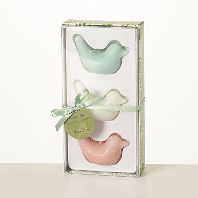 Vance Kitira Bird Scented Gardenia Votive Candle 3-piece Set