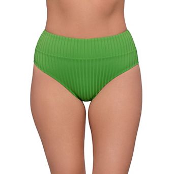 Women's S3 Swim Smoothing Banded High Waist Bikini Swimsuit Bottom