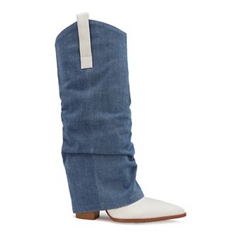 Yoki Kween Women's Western Boots With Pull Tabs