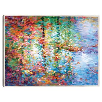 Masterpiece Colorful Reflections I by Leon Devenice Canvas Art Print