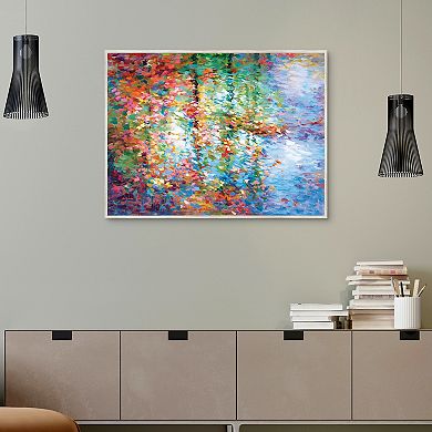 Masterpiece Colorful Reflections I by Leon Devenice Canvas Art Print