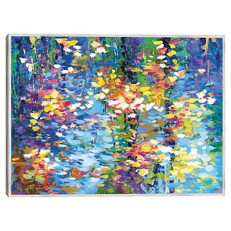 Masterpiece Colorful Reflections II by Leon Devenice Canvas Art Print