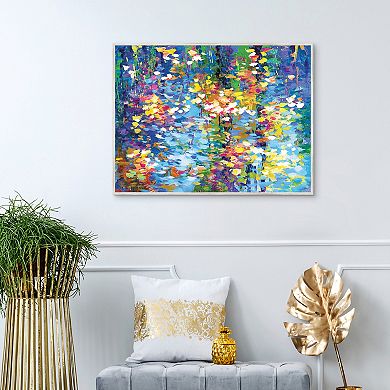 Masterpiece Colorful Reflections II by Leon Devenice Canvas Art Print