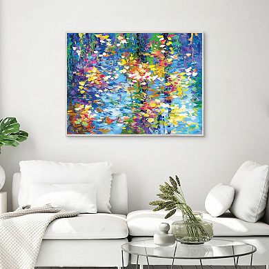 Masterpiece Colorful Reflections II by Leon Devenice Canvas Art Print