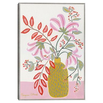 Masterpiece Pink Table by Suzanne Allard Canvas Art Print