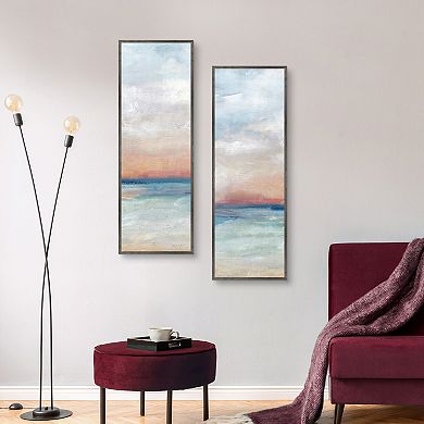 Masterpiece Serene Scene Bright Panel I & II by Cynthia Coulter Canvas Art Print