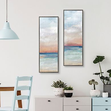 Masterpiece Serene Scene Bright Panel I & II by Cynthia Coulter Canvas Art Print