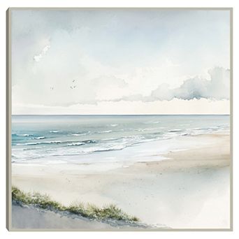 Masterpiece Soft Coastal 1 by Riley B Canvas Art Print