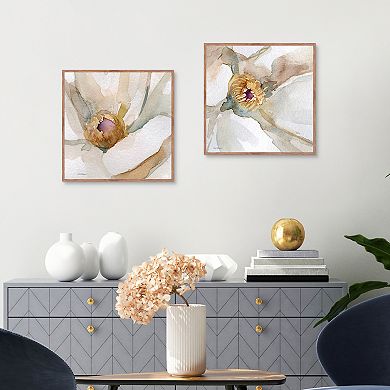 Masterpiece Floral Center I, Floral Center II by Carol Robinson Canvas Art Print