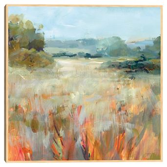 Masterpiece Lost in the Grasses Framed Canvas Print Wall Art