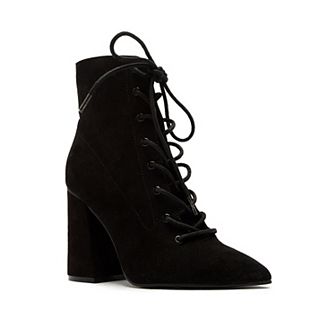 Women's Qupid Maelie-05 Lace-Up Booties
