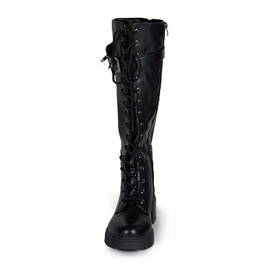 Qupid Renley 39 Women s Lace Up Combat Boots