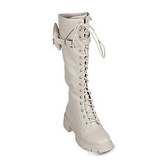 Kohls womens lace up hot sale boots