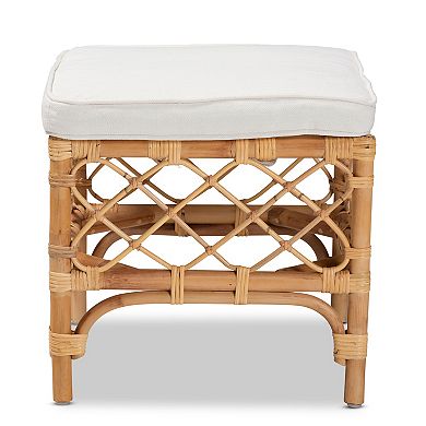 bali & pari Orchard Rattan Ottoman