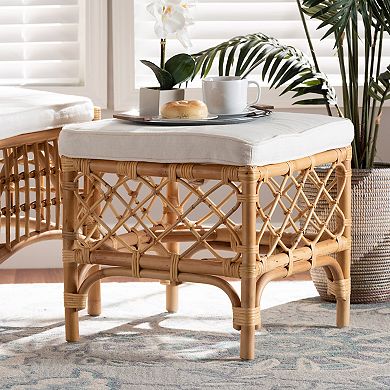 bali & pari Orchard Rattan Ottoman