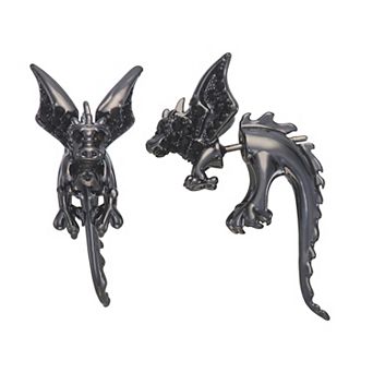 Simply Vera Vera Wang Dragon Front-Back Earrings