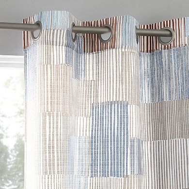The Big One® Garfield Geometric Set of 2 Grommet Window Curtain Panels