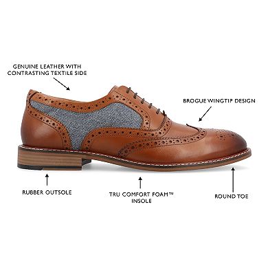 Thomas & Vine Alister Men's Tru Comfort Foam Wingtip Dress Shoes