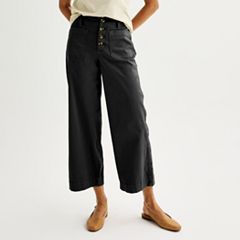 Amisu Solid Black Casual Pants Size 2 - 75% off