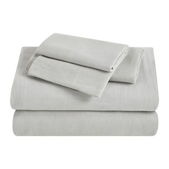 SUPERIOR Cotton Linen Blend Deep Pocket Sheet Set
