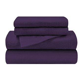 SUPERIOR Cotton Flannel Solid or Paisley Sheet Set