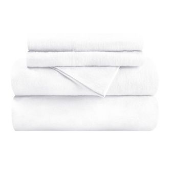 SUPERIOR Cotton Flannel Solid or Paisley Sheet Set
