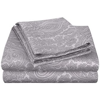 SUPERIOR Paisley 600-Thread Count Cotton and Polyester Blend Deep Pocket Sheet Set