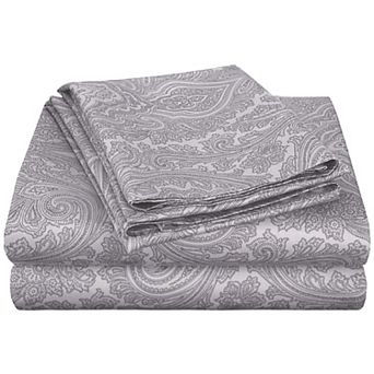SUPERIOR Paisley 600-Thread Count Cotton and Polyester Blend Deep Pocket Sheet Set