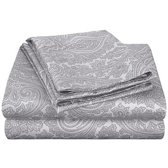 SUPERIOR Paisley 600-Thread Count Cotton and Polyester Blend Deep Pocket Sheet Set