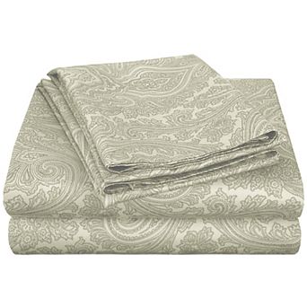SUPERIOR Paisley 600-Thread Count Cotton and Polyester Blend Deep Pocket Sheet Set