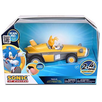 Sonic the Hedgehog NKOK Team Sonic Racing RC: Tails The Fox Remote Controlled Car with Turbo Boost