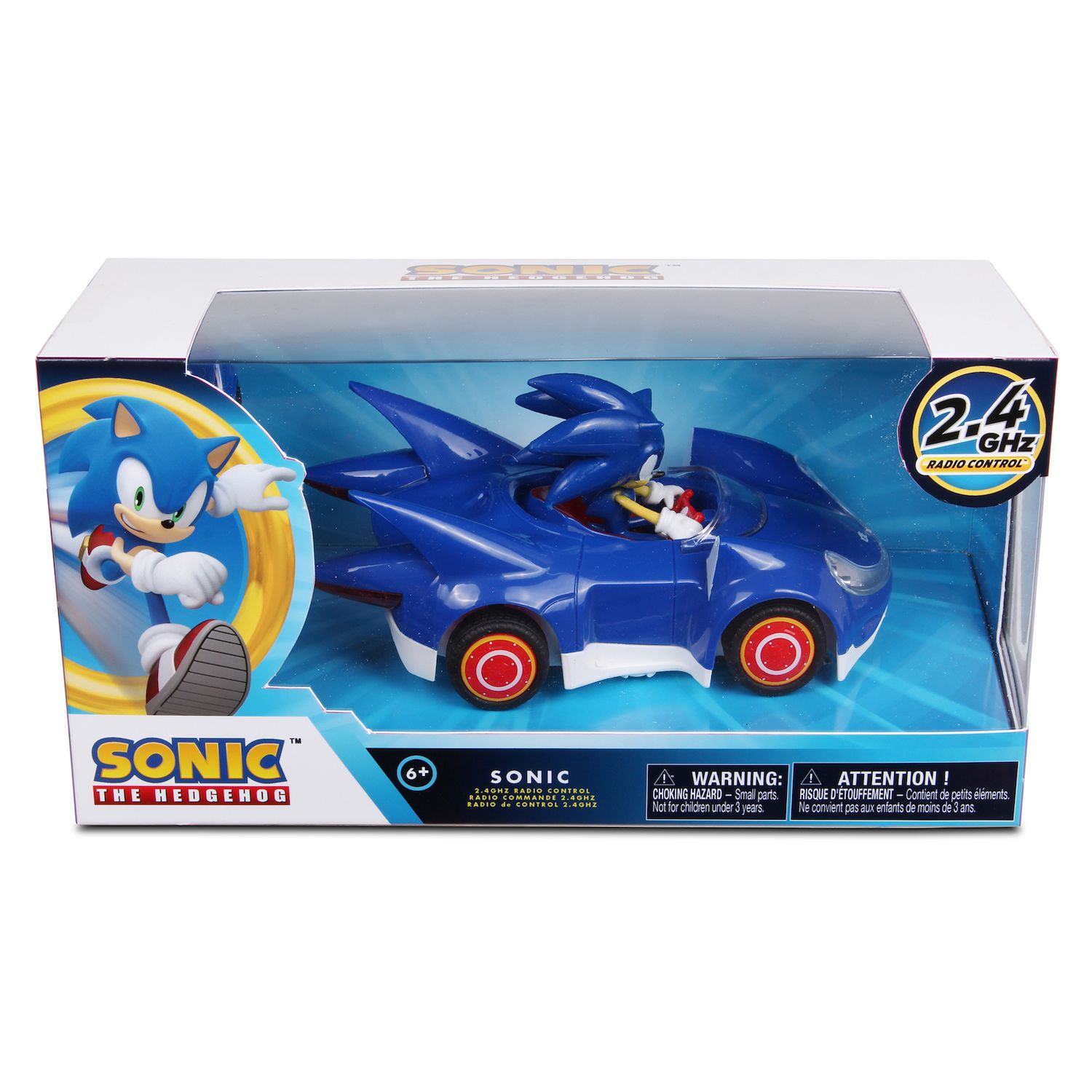 thumbnail image 2 of Sonic The Hedgehog 4" Pull Back Race Car - SEGA Mini Speed Racer Toy For Boys 3+ 2 of 6