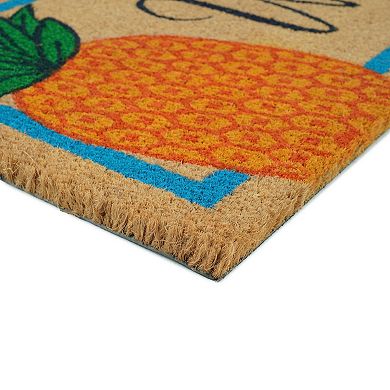 Celebrate Together Summer Coir Pineapple Welcome Mat