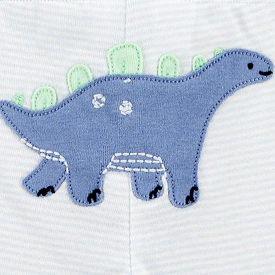 Baby Carter's 3-Piece Dinosaur Bodysuits and Pants Little Outfit Set