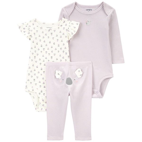 Baby Carter's 3-Piece Koala Bodysuits and Pants Little Outfit Set