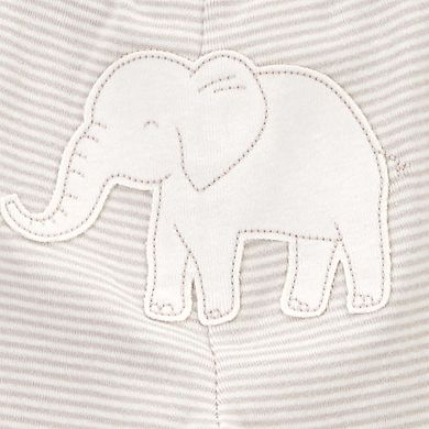 Baby Carter's 3-Piece Elephant Bodysuits and Pants Little Outfit Set