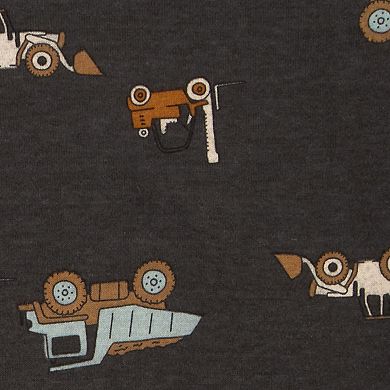 Baby Boy Carter's Planes and Trucks Short-Sleeve Bodysuits 5-Pack