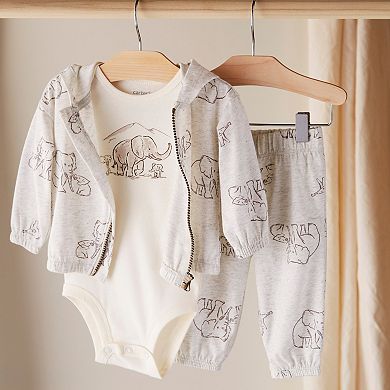 Baby Carter's 3-Piece Elephant Little Jacket Set