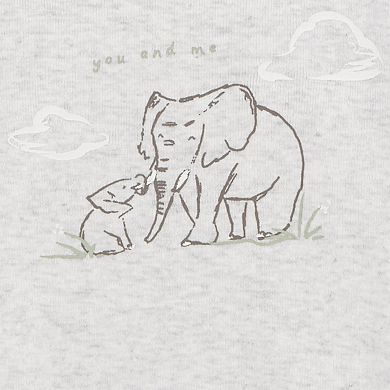 Baby Carter's Elephant Fun Short-Sleeve Bodysuits 5-Pack