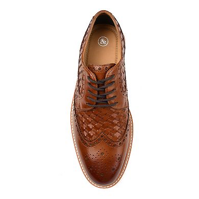 Thomas & Vine Radcliff Men's Woven Wingtip Derby Shoes