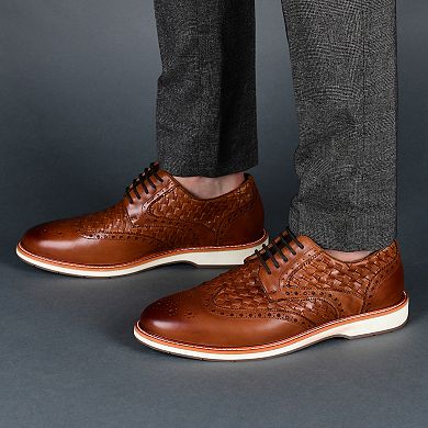 Thomas & Vine Radcliff Men's Woven Wingtip Derby Shoes