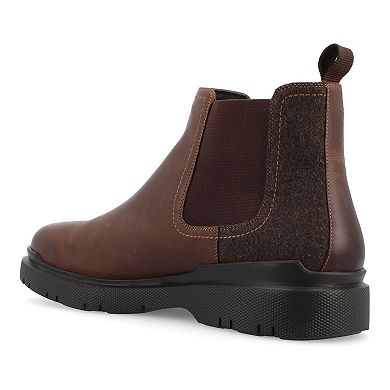 Thomas & Vine Tilton Men's Water-Resistant Tru Comfort Foam Plain Toe Chelsea Boots