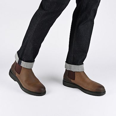 Thomas & Vine Tilton Men's Water-Resistant Tru Comfort Foam Plain Toe Chelsea Boots