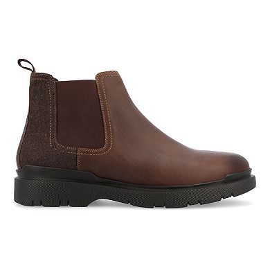 Thomas & Vine Tilton Men's Water-Resistant Tru Comfort Foam Plain Toe Chelsea Boots