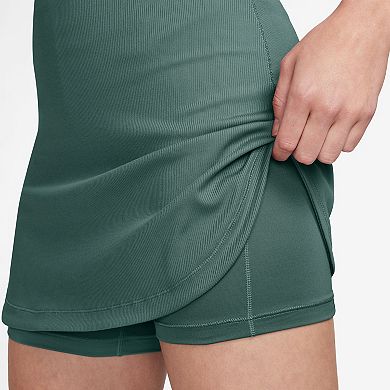 Women's Nike One Capsule Ribbed Dress with Built-In Shorts