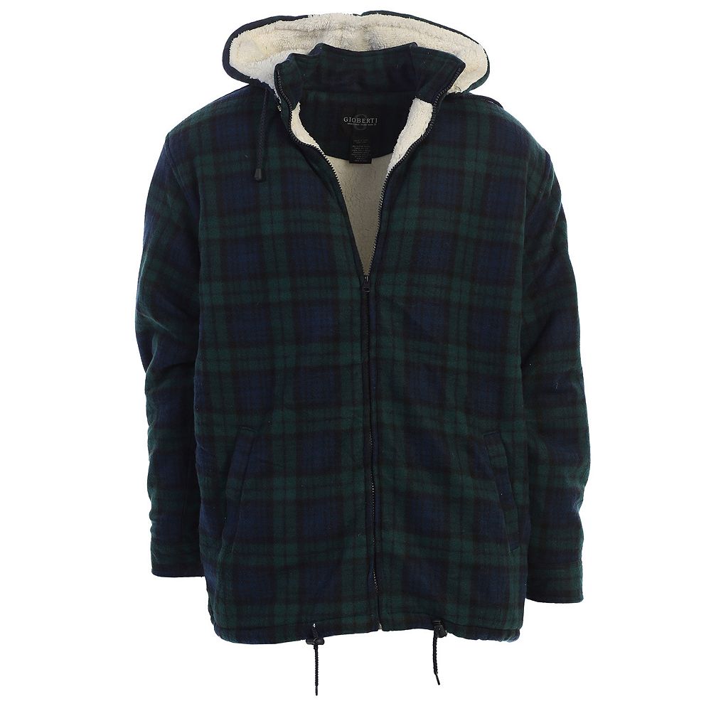 Gioberti hooded flannel sales